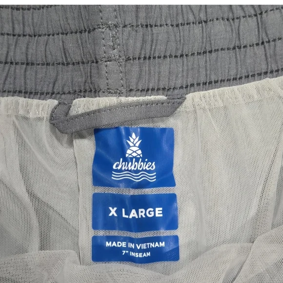 NWT Chubbies Classic Swim Trunk Shorts The Sunset Stripe 7" Mens XL Lined - Picture 2 of 5